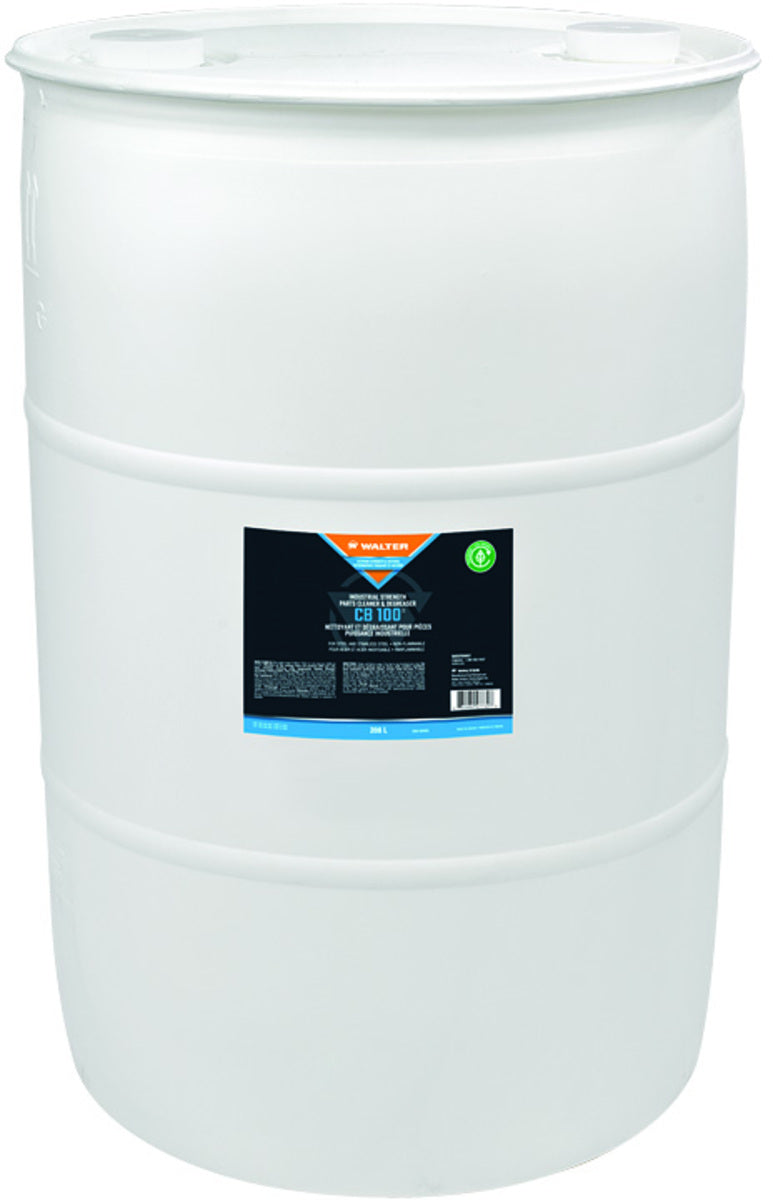 J Walter 208 L / 55 Gallon Drum Clear Liquid CB 100™ Ultra-Powerful Cleaner And Degreaser