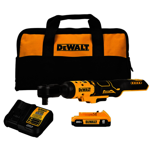 DEWALT® 14.2" Yellow ATOMIC™ 20V MAX* Brushless Cordless Rachet Kit