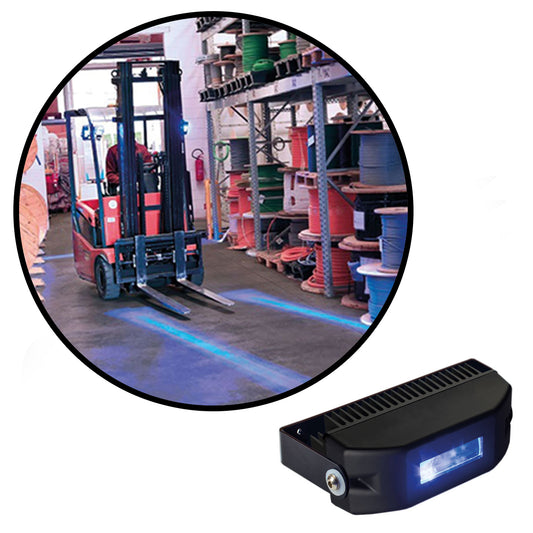 Visual Workplace Inc 20W Blue Single Line Safety LED Projector