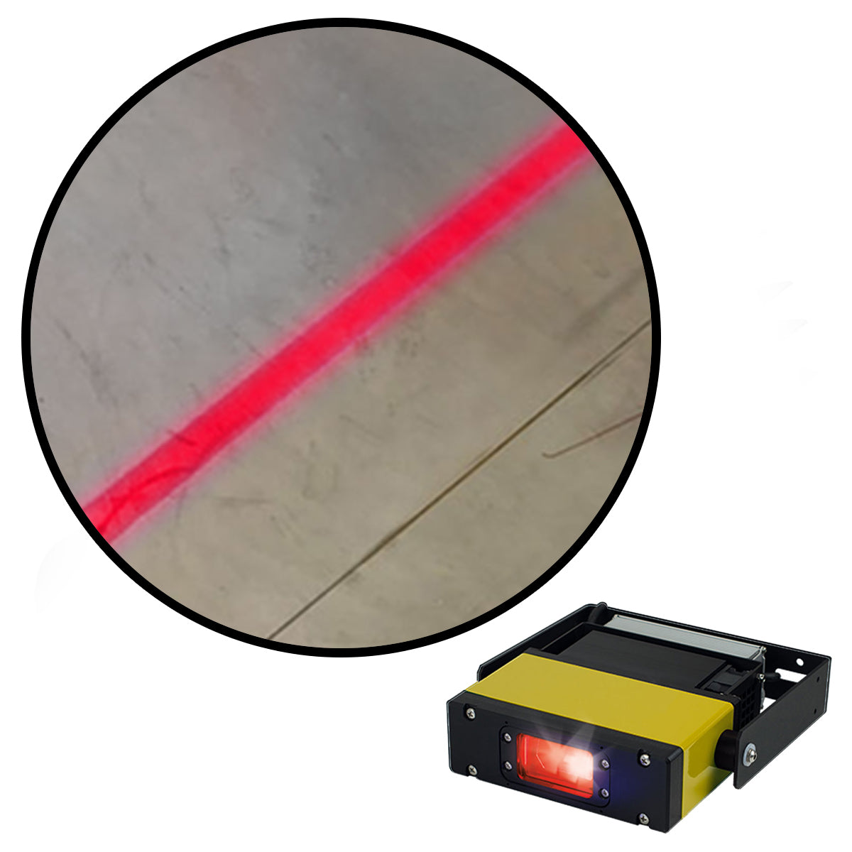 Visual Workplace Inc 98W Red Single Line Safety LED Projector