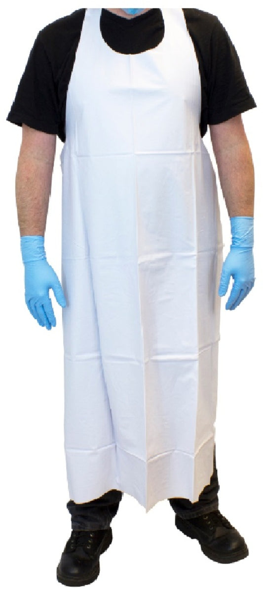 Supply Source 35" X 45" White Safety-Zone Disposable Apron