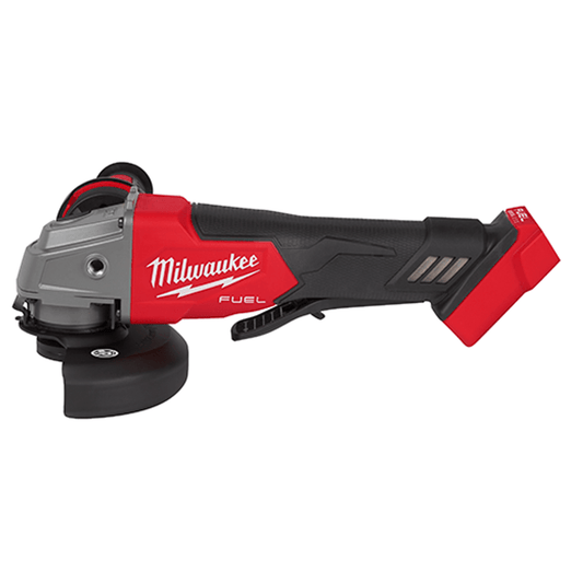 Milwaukee 2880-20 M18 FUEL Cordless Grinder, 4-1/2 in Dia Wheel, 5/8-11 Arbor/Shank, 18 VDC, Lithium-Ion Battery, Paddle No-Lock Switch