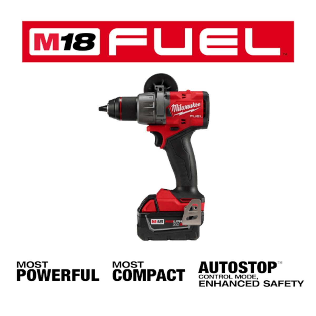 Milwaukee 2904-22 M18 FUEL™ 1/2" Hammer Drill/Driver Kit