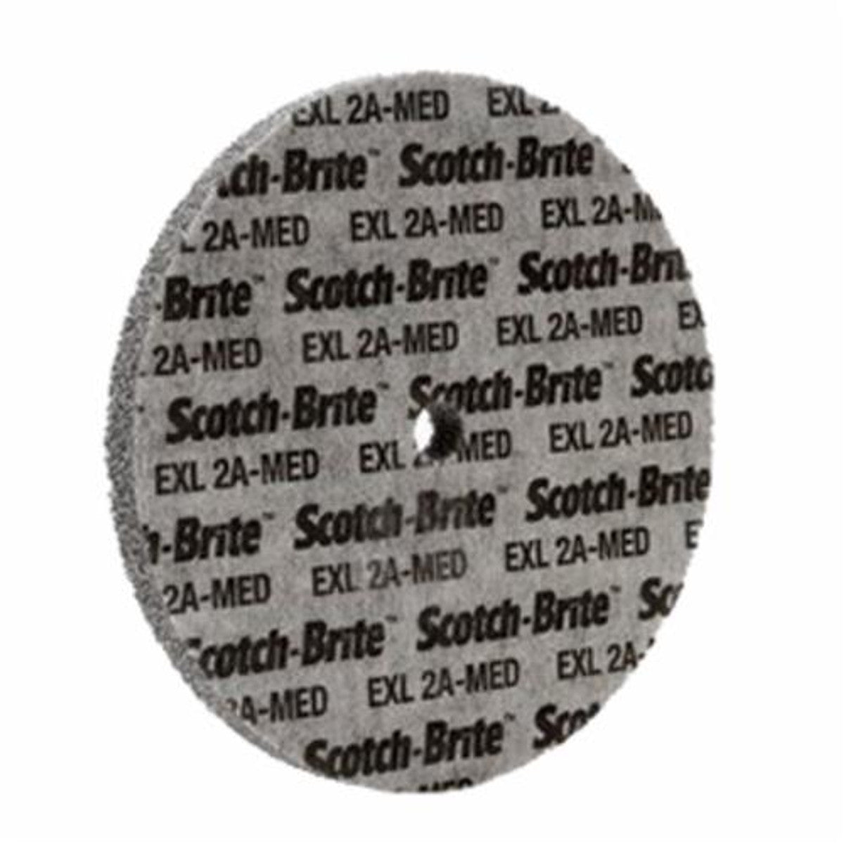 3M™ 048011-15534 Scotch-Brite™ 6"x 1/2"x 1/2" XL-UW Unitized Wheel, Medium Grade (Per Each)