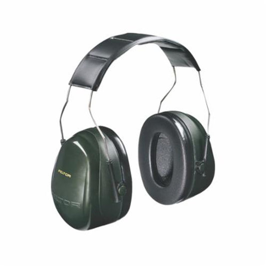 3M™ 093045-08071 H7A Peltor Optime 101 Over-the-Head Earmuffs, Black/Green, (Per Each)