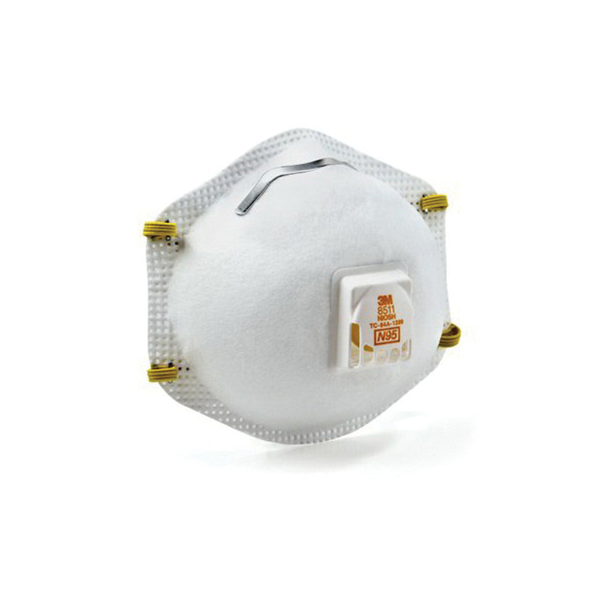 3M™ 051138-54343  8511 Disposable Particulate Respirator W/Cool Flow Exhalation Valve and Adjustable M-Nose Clip, N95, (10/BX) (Per Box)