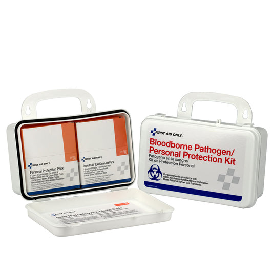 Acme-United Corporation 8.6" X 5.7" X 3.15" First Aid Only® Bloodborne Pathogen Unitized Spill Clean Up Kit