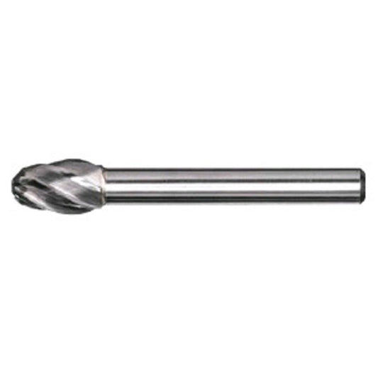 RADNOR™ SE-5FM 1/2" X 7/8" Oval Shape Aluminum Cut Carbide Burr