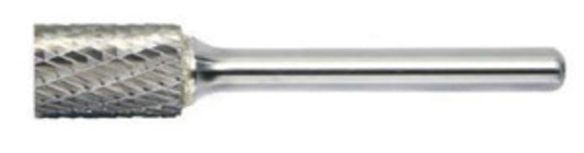 RADNOR™ SA-5L6DC 1/2" X 1" Cylindrical (No End Cut) Shape Double Cut Carbide Burr