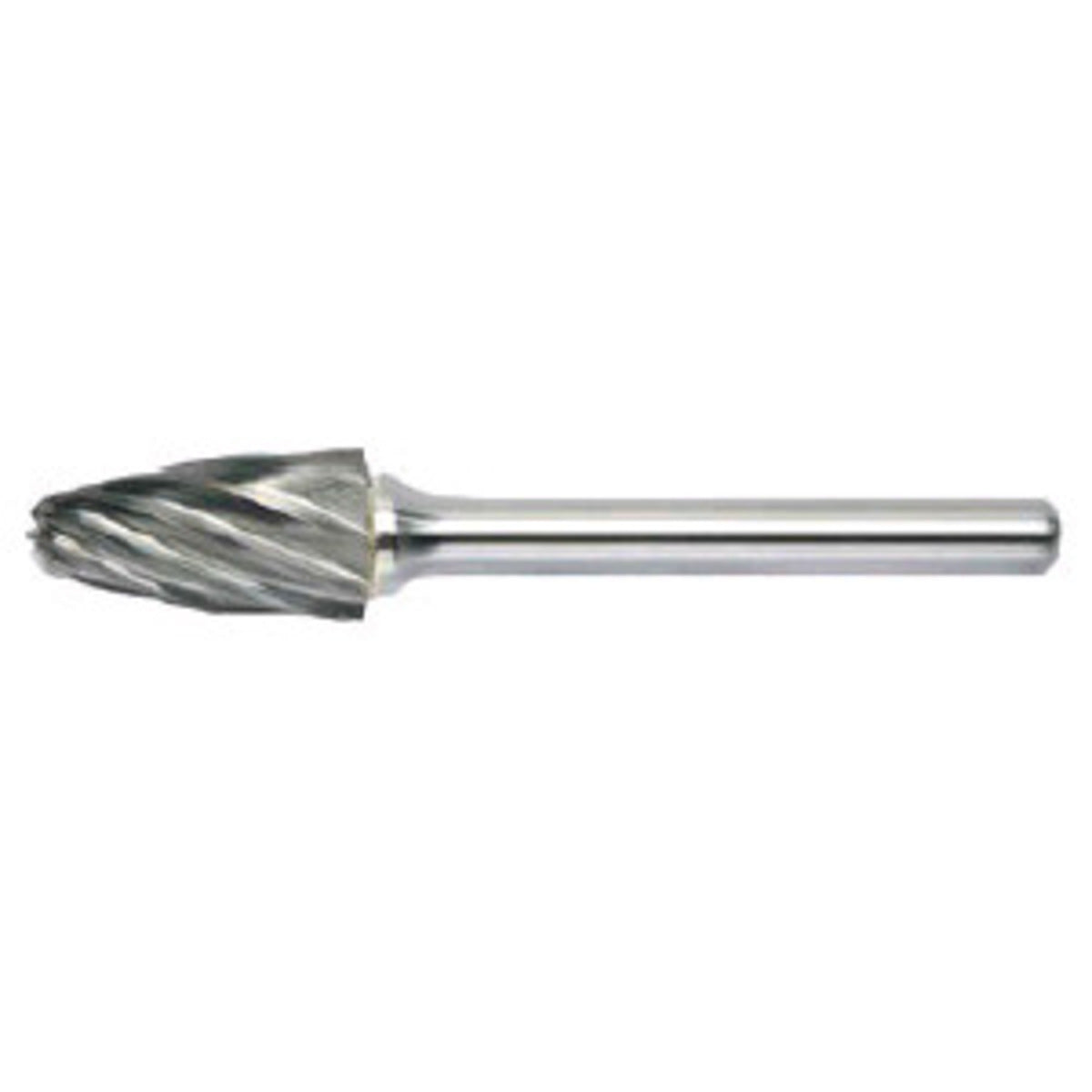 RADNOR™ SF-1L6FM 1/4" X 5/8" Radius Tree Shape Aluminum Cut Carbide Burr