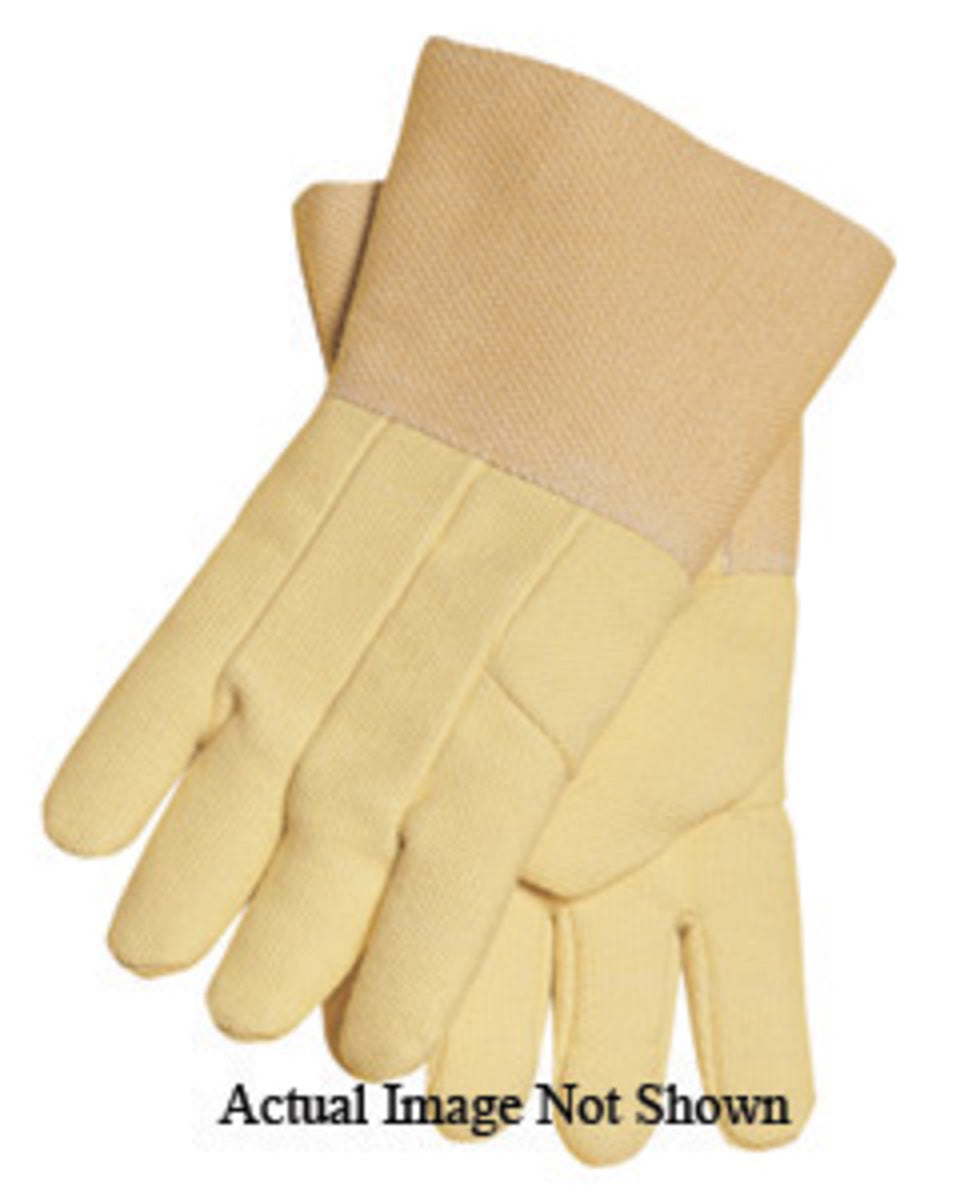 Tillman™ X-Large 14" Yellow 22 Ounce Flextra® Heat Resistant Left Glove With 14" Gauntlet Cuff And Wool Lining And Wing Thumb