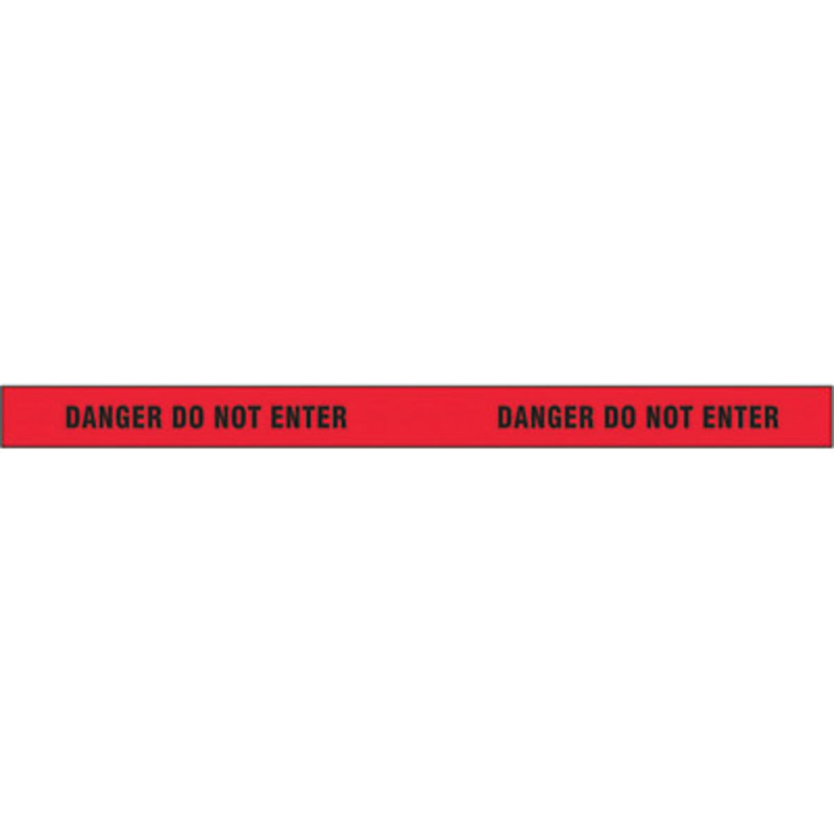 Harris Industries 3" X 500' Red 5 mil Polyethylene BT Series Barricade Tape "DANGER DO NOT ENTER"