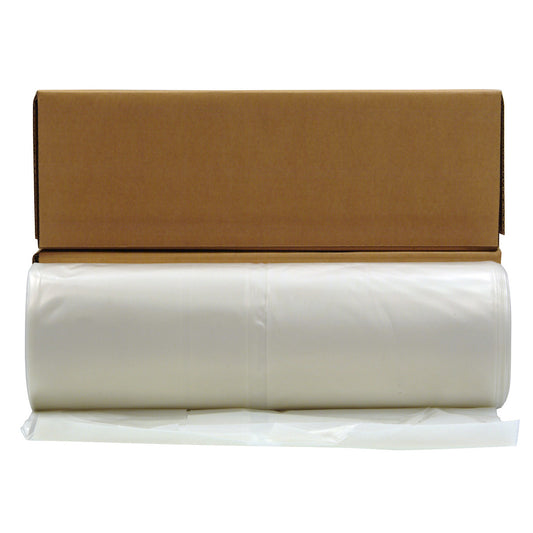 Poly-America 20' X 100' Clear 10 mil Polyethylene Husky Plastic Sheeting