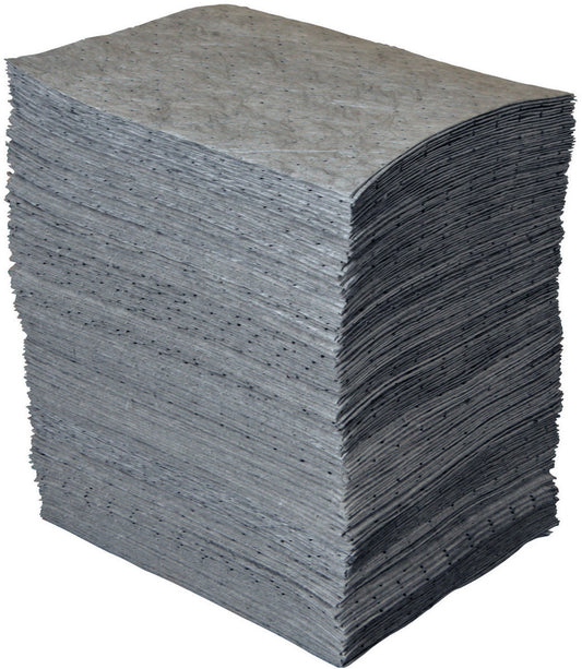 Brady® 15" X 19" SPC™/GP™ Gray Polypropylene Sorbent Pad