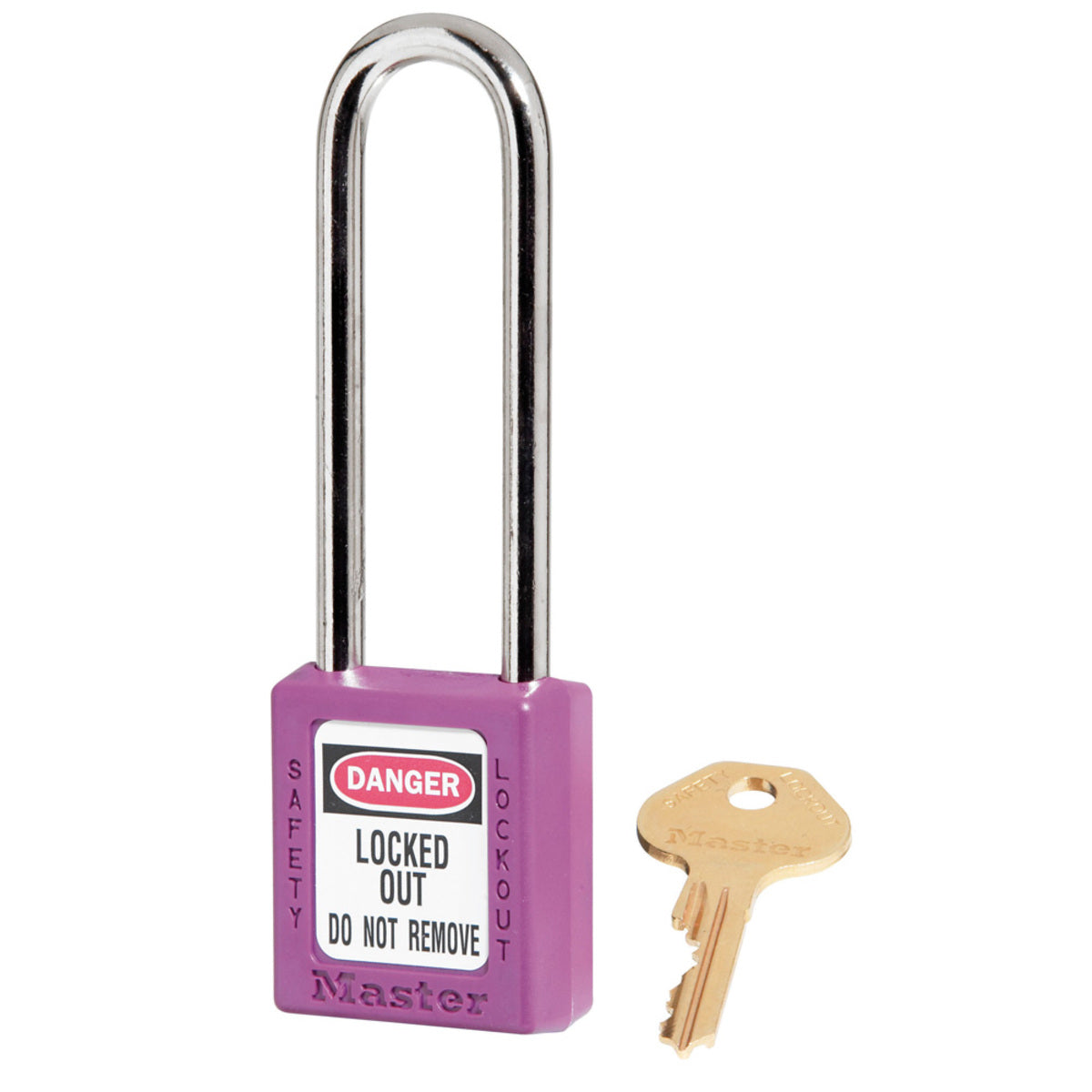 Purple Thermoplastic Zenex™ Padlock