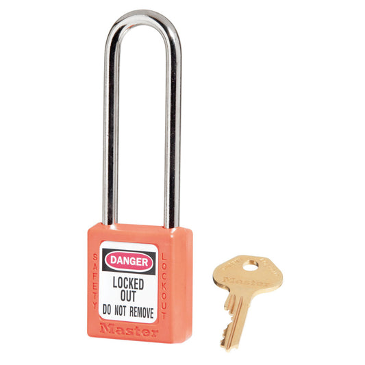 Orange Thermoplastic Zenex™ Padlock