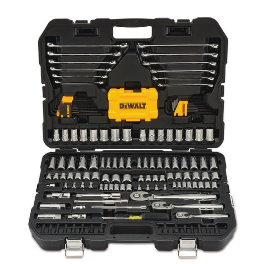 DEWALT® 1/4" X 3/8" X 1/2" Gray Chrome Mechanics Tool Set