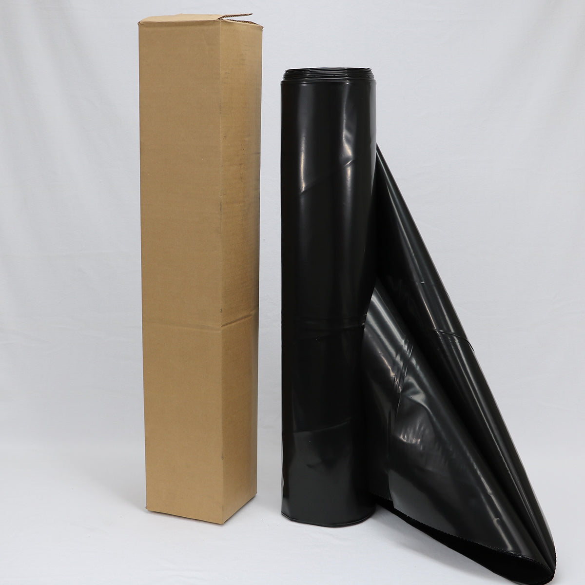 TM Poly 20' X 100' Black 6 mil Polyethylene Plastic Sheeting