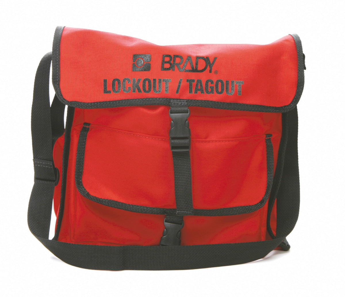 Brady® Black/Red Nylon Lockout Case "LOCKOUT/TAGOUT"