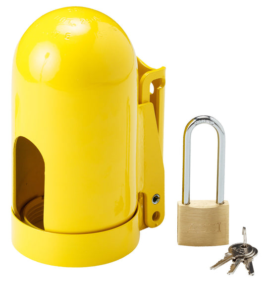 Brady® Yellow Steel Snap Cap Lockout Device