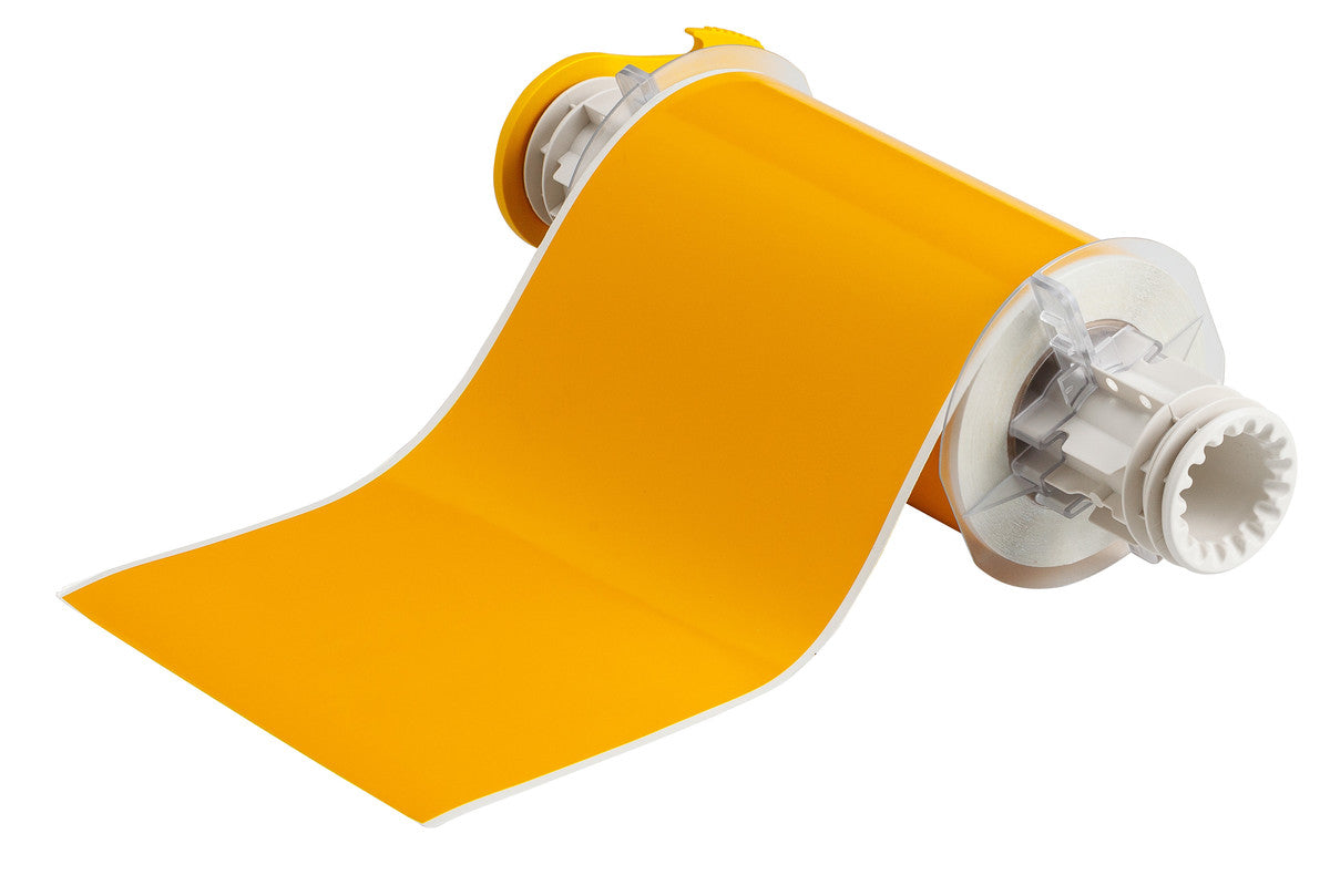 Brady® 6" X 50' Yellow BBP®85 Permanent Acrylic Vinyl Label (50 ft Per Roll)