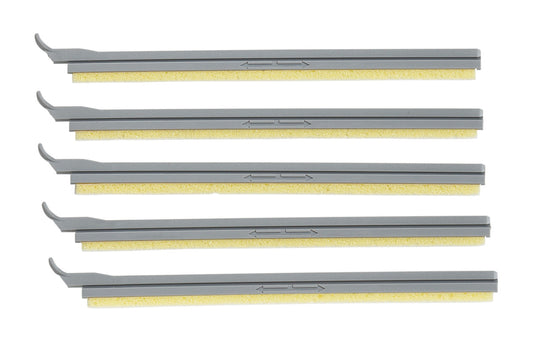 Brady® 4" X2/5" X 4 1/2" Yellow Wiper Pad (5 Per Pack)