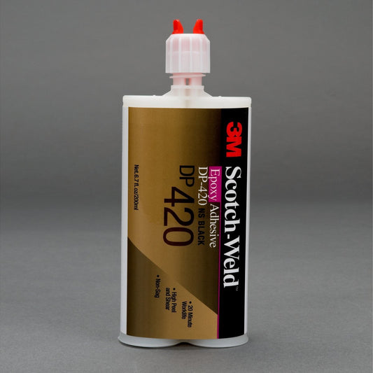 3M™ Scotch-Weld™ DP420 Amber (Part A) And Black (Part B) Liquid 200 ml Cartridge Two-Part Epoxy Adhesive (12 Per Case)