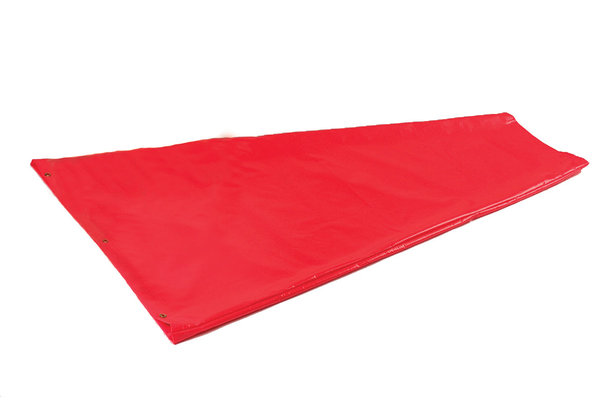 Cortina Safety Products 13" X 10" X 1" Orange Vinyl Windsock