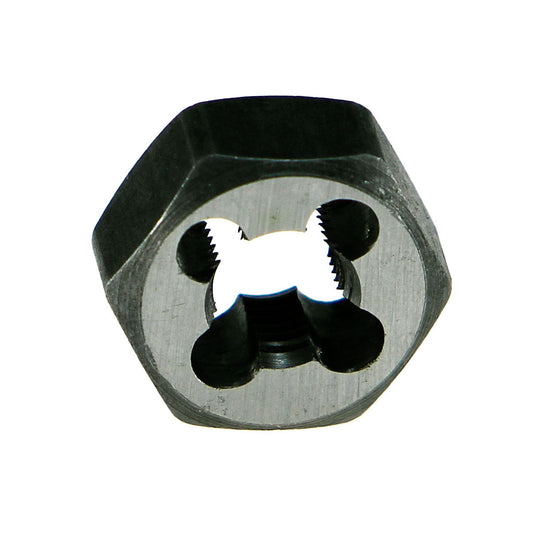 Drillco Series 3300E 1/2" - 13 High Speed Steel Hexagon Threading Die