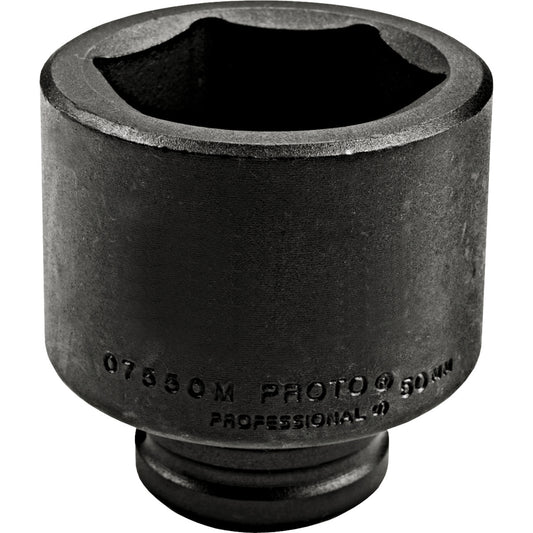 Stanley® 3/4" X 29mm Black Oxide Forged Alloy Steel Proto® Torqueplus™ 6 Point Metric Impact Socket