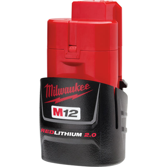 Milwaukee® M12™ REDLITHIUM™ 12 Volt 2 Amp Hour Battery