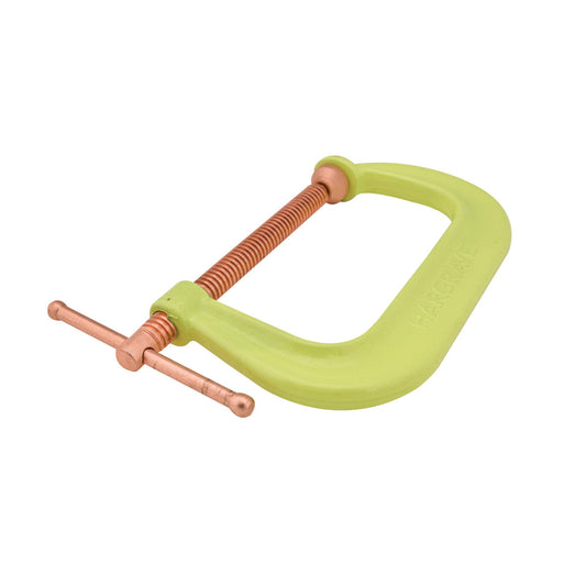 Wilton® H404CS Spark-Duty™ 4" Drop Forged Ductile Iron Hi-Viz C-Clamp