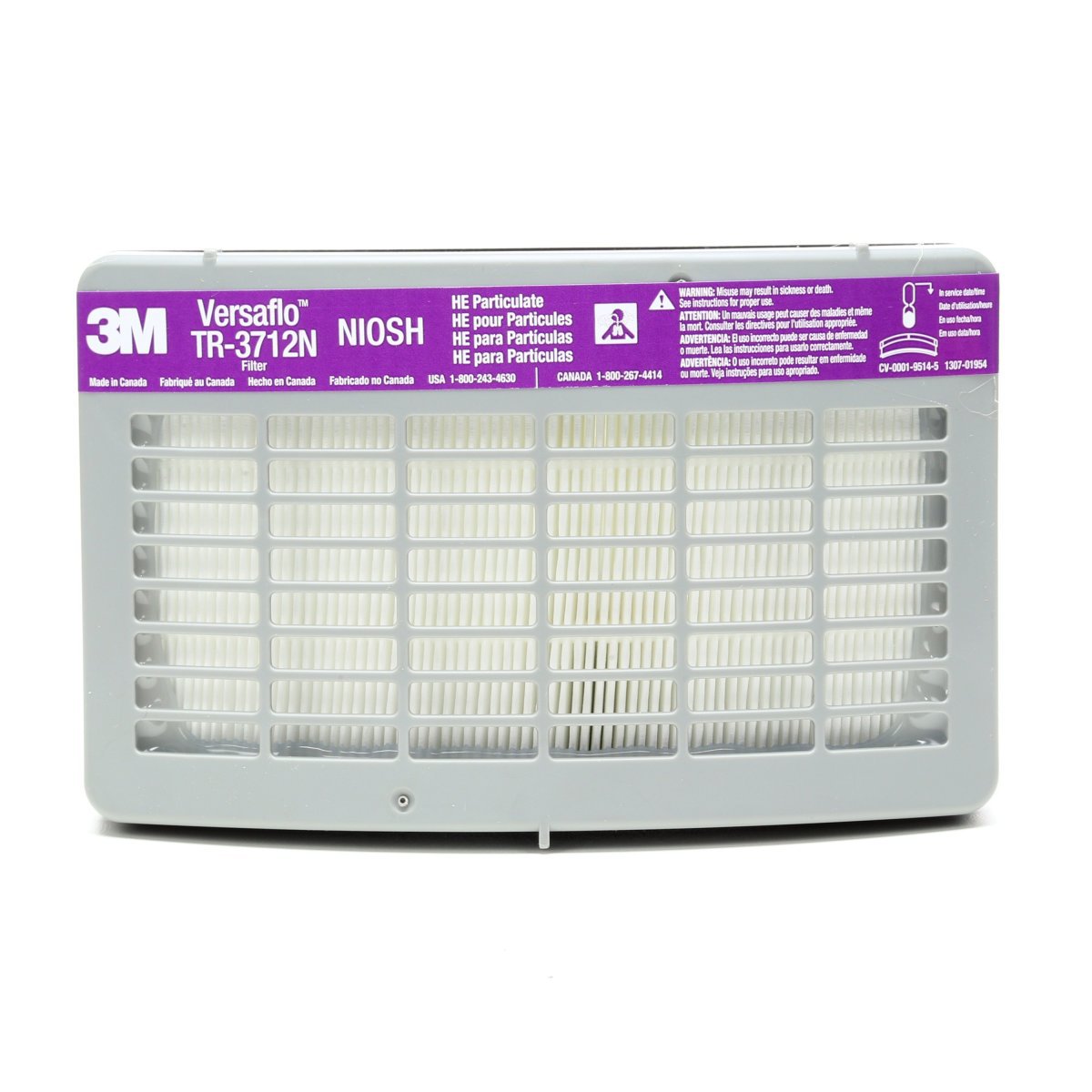 3M™  Versaflo™ TR-3712N Replacement HE Filter (For Use With TR-300 Series PAPR)