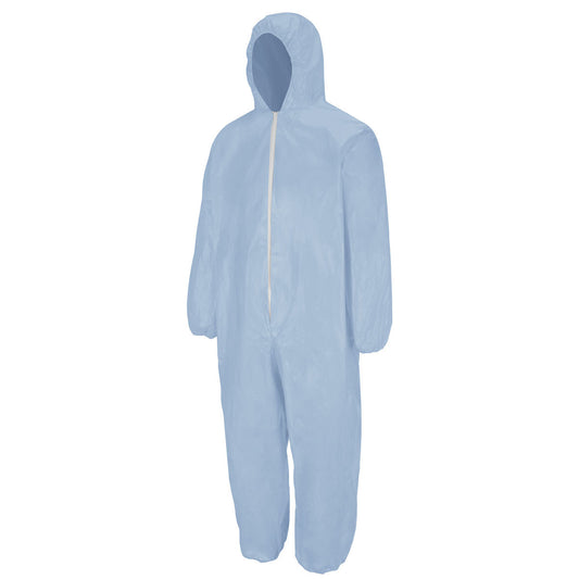 Bulwark® Large Sky Blue PVC Coated Disposable Flame Resistant Coveralls