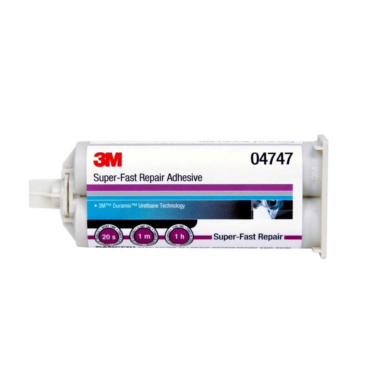 3M™ Super-Fast Repair Adhesive, 04747, Amber, 47.3 mL Cartridge