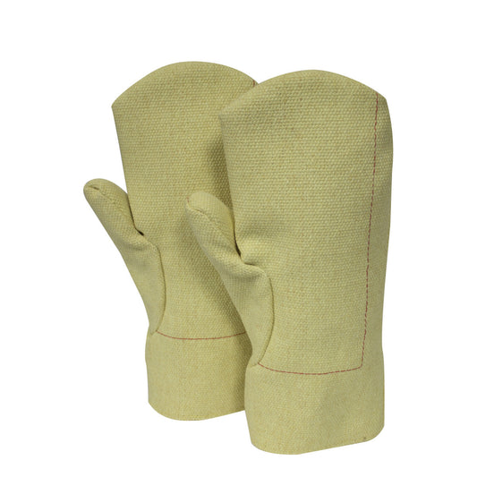 National Safety Apparel® Regular 13" Yellow 37 Ounce Thermobest™ Heat Resistant Gloves With Thermobest™ Cuff, Wool Lining, And Wing Thumb