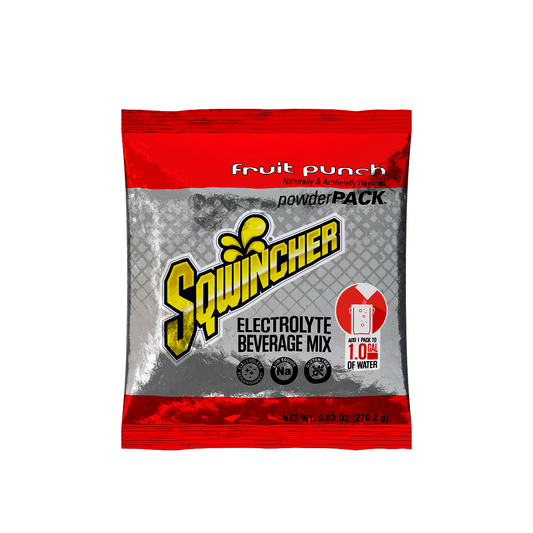 Sqwincher® 9.53 Ounce Fruit Punch Flavor Powder Pack Bag Electrolyte Drink