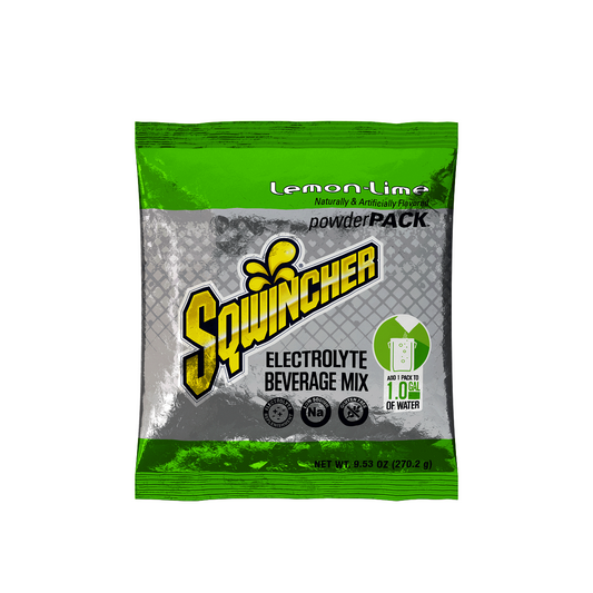 Sqwincher® 9.53 Ounce Lemon Lime Flavor Powder Pack Bag Electrolyte Drink