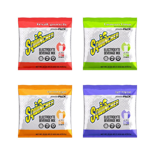 Sqwincher® 23.83 Ounce Assorted Flavor Powder Pack Bag Electrolyte Drink