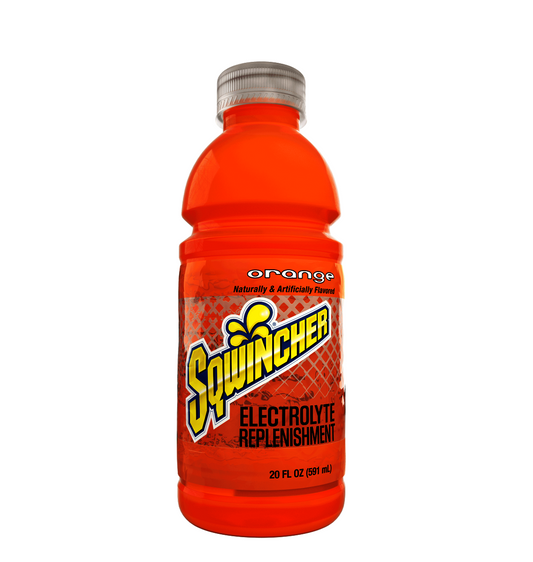 Sqwincher® 20 Ounce Orange Flavor Bottle Electrolyte Drink