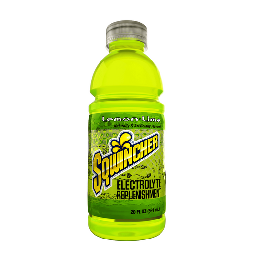 Sqwincher® 20 Ounce Lemon Lime FlavorBottle Electrolyte Drink