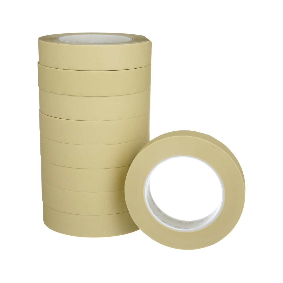 3M™ 1" X 60 yd Green Scotch® 218 5 mil Polypropylene Masking Tape