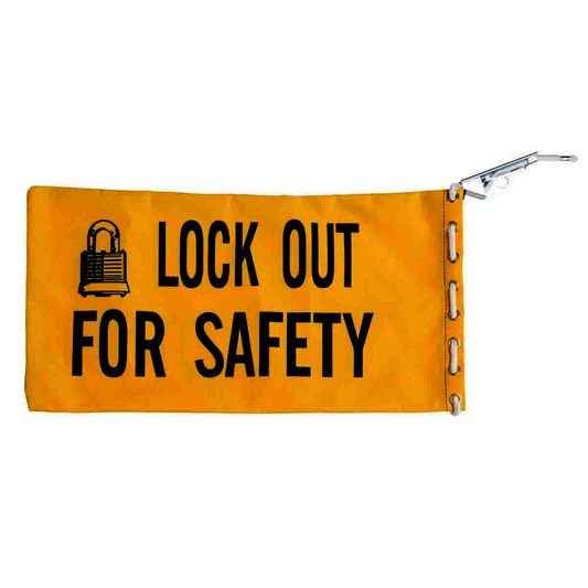 Brady® Black/Yellow Rugged Canvas Lockout Case "LOCKOUT FOR SAFETY"