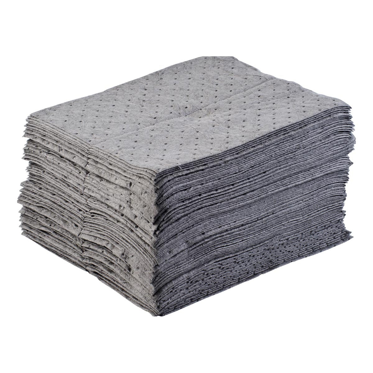 Brady® 15" X 17" BASIC Series Gray Meltblown Polypropylene Sorbent Pad