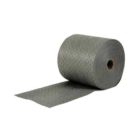 Brady® 15" X 73' MRO Plus® Gray MMM (Meltblown-Meltblown-Meltblown) Polypropylene Sorbent Roll