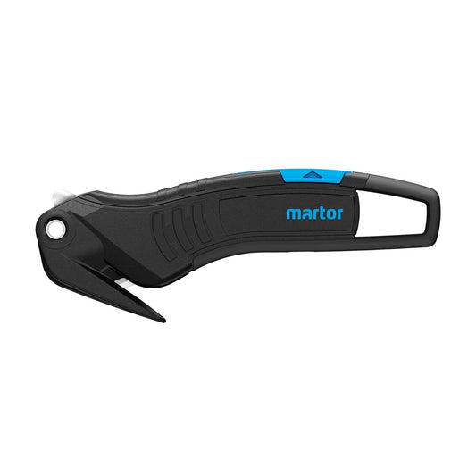 Martor 158 mm X 13 mm X 56 mm Black/Blue Polycarbonate Plastic SECUMAX 320 MDP Concealed Blade Safety Knife