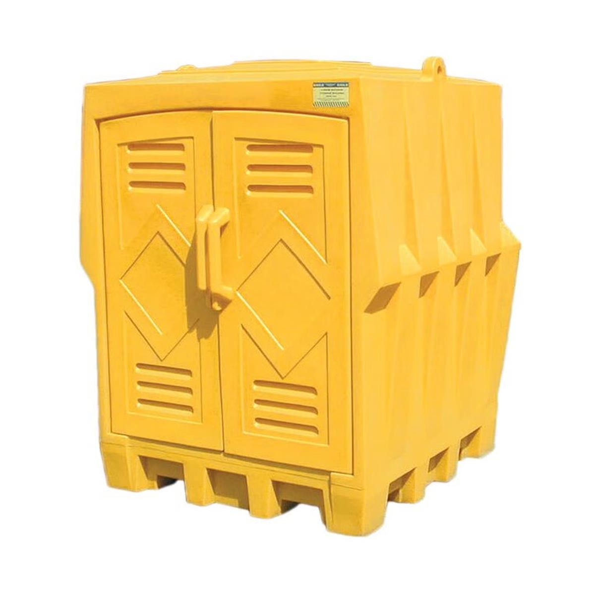 Eagle 66 Gallon Yellow HDPE Storage Building – UrbanIndustrialProducts.com