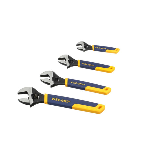 IRWIN® 10" X 6" X 12" X 8" Blue Chrome Vanadium Steel Wrench Set