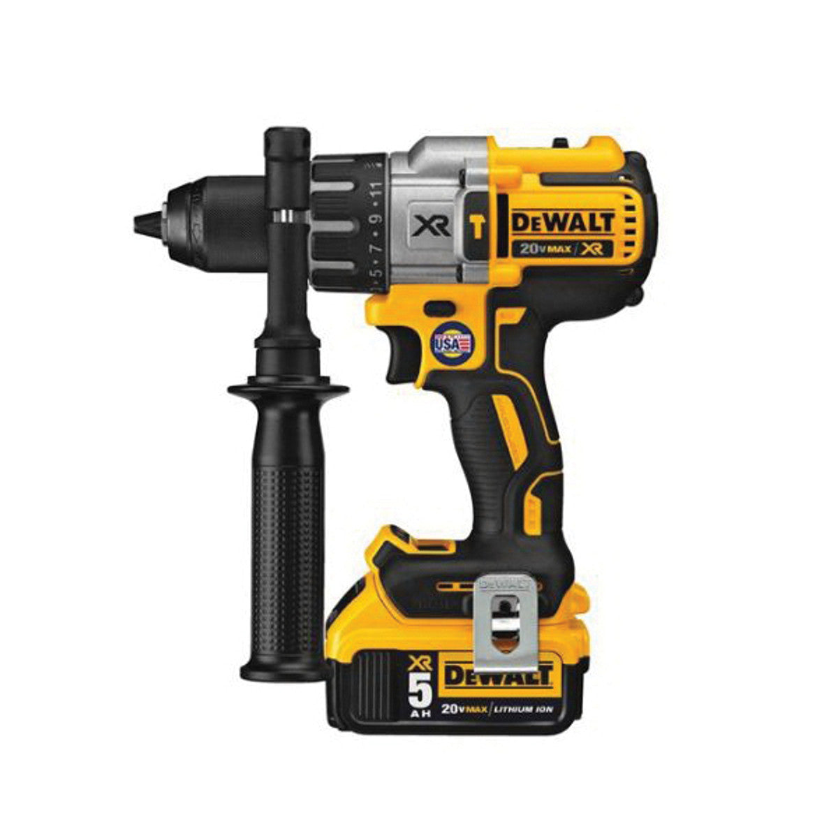 DeWALT DCD996P2  20V MAX XR® Premium Brushless Hammer Drill Kit W/ (2) Batteries, Charger and Case