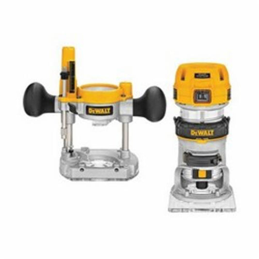 DeWALT DWP611PK  1-1/4 HP Compact Router Kit W/ LEDs, Variable Speed, 7 AMP